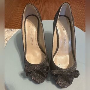 Caparros Glitter Black Heels